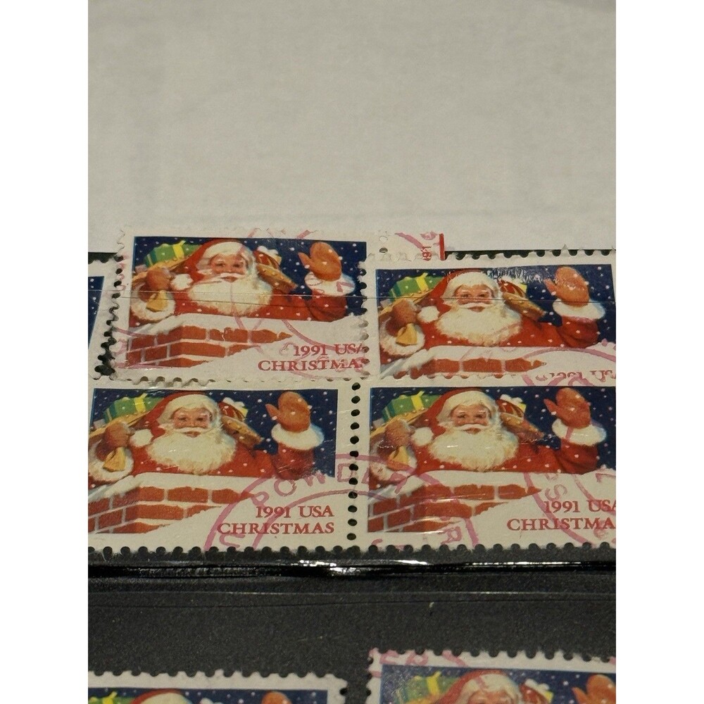 US Scott #2579 Christmas Santa Claus in Chimney 29c Stamp Block of +100